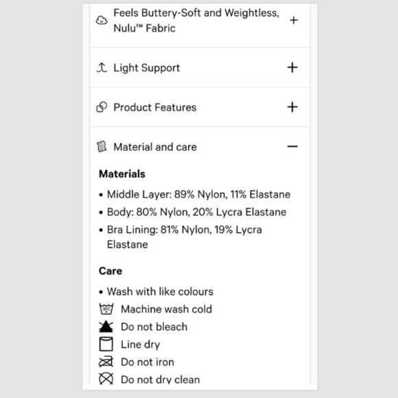 Lululemon Sports Bra Womens 8 Align Black Stretch Tank Top Sporty Gym Fitness - Picture 5 of 15